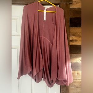 Lululemon Cashlu knit textured wrap, cashmere blend XL/XXL